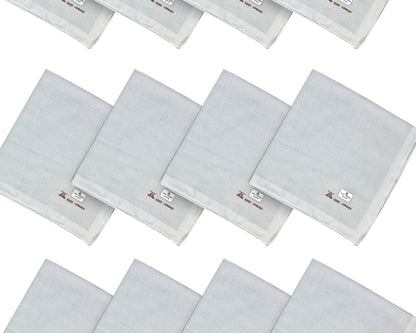 Elegant Men’s Cotton Handkerchief Gift Set - Pack of 6