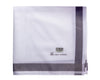 Men’s White Handkerchief Set – Mixed Colour Border Collection Pack of 12