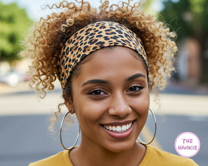Personalized Wild Chic Leopard Print Bandana