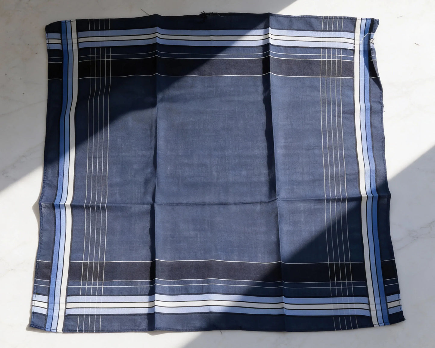 Men’s Cotton Handkerchiefs Set of 3 – Classic Plaid Pocket Hankies for Everyday Use