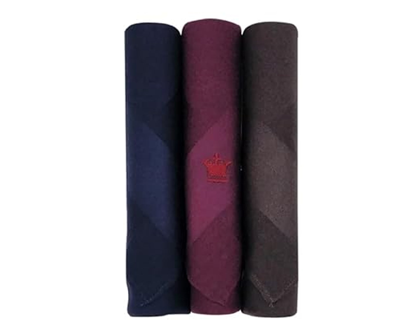 Men’s Elegant Cotton Dark Tone Handkerchief Set – Pack of 3