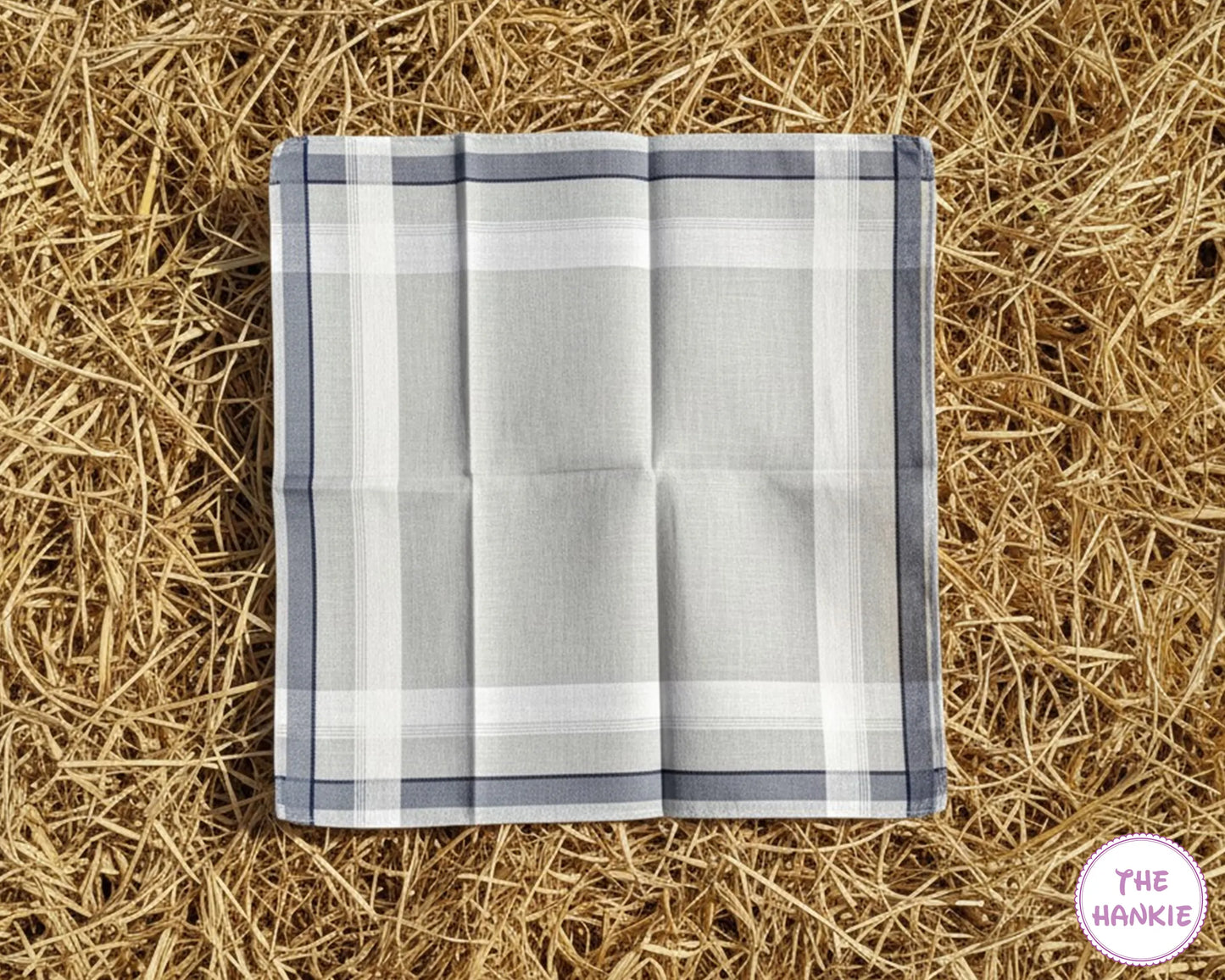 Soft Cotton Handkerchiefs – Classic Plaid Men's Hankies (3 Pieces)