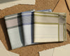 Men’s Cotton Handkerchief Set of 3 – Classic Striped Hankies