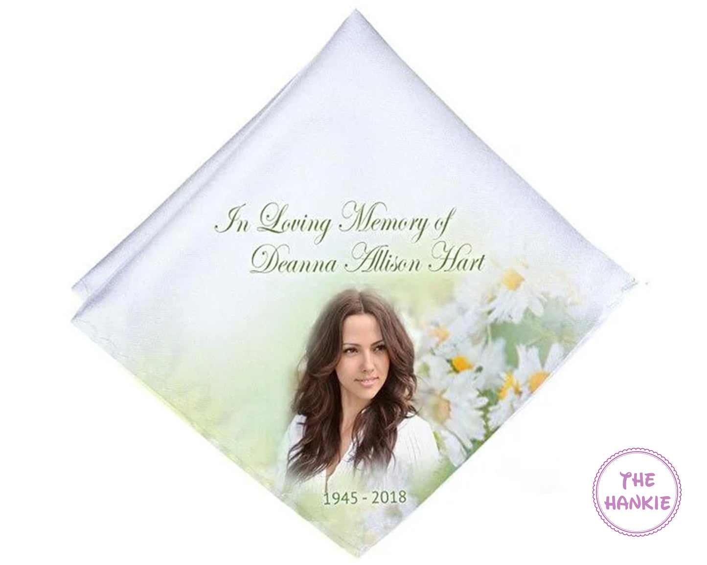 Personalized Memorial Photo Handkerchief