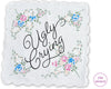 Bridal Something Blue Handkerchief