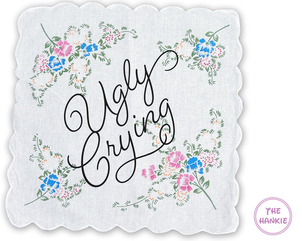 Bridal Something Blue Handkerchief