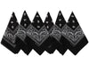 Black Bandana Hankies USA