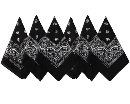 Black Bandana Hankies USA