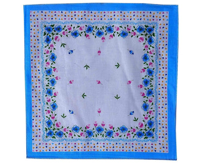 double-ply cotton handkerchiefs | solid color