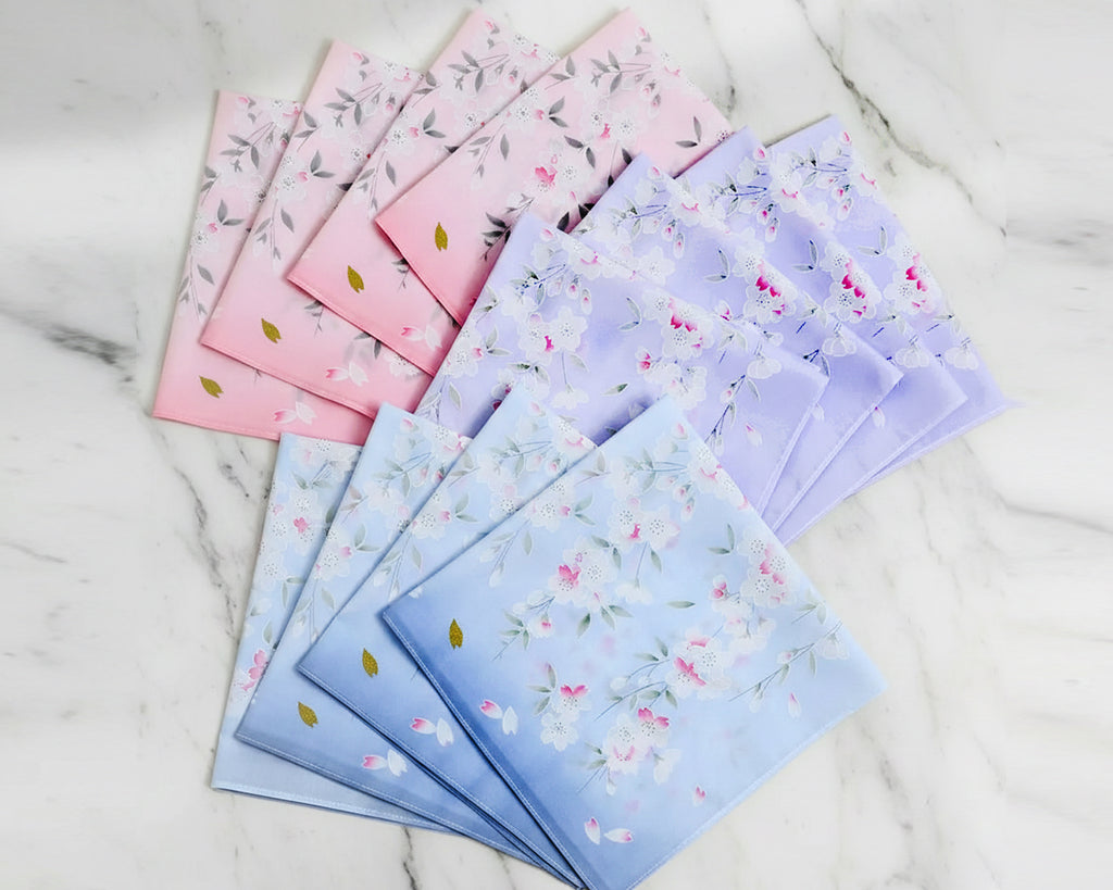 Set of wholesale pack assorted hankies 