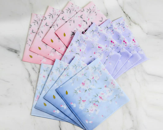 Set of wholesale pack assorted hankies 