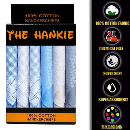  Men Hankies Pocket Square Retro Accessories for Man Casual Everyday Formal Wear