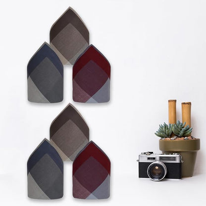 Men's Assorted Plaid Handkerchief Handkerchief Men's Handkerchiefs Father's Day Gift Cotton Handkerchief Wedding Gifts Gift for Her