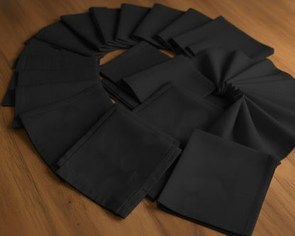 Multiple Set of Plain Blank Handkerchiefs 
