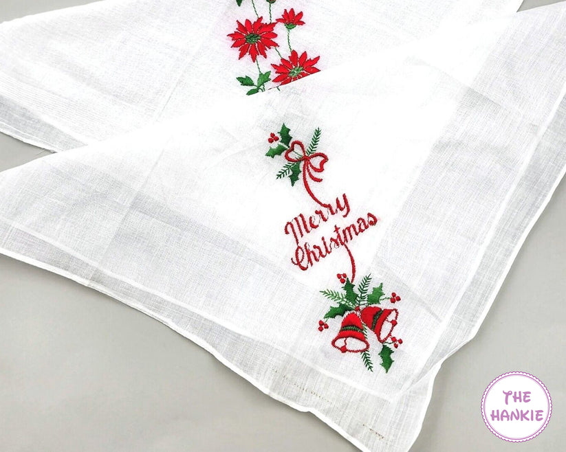 Merry Christmas Handkerchief