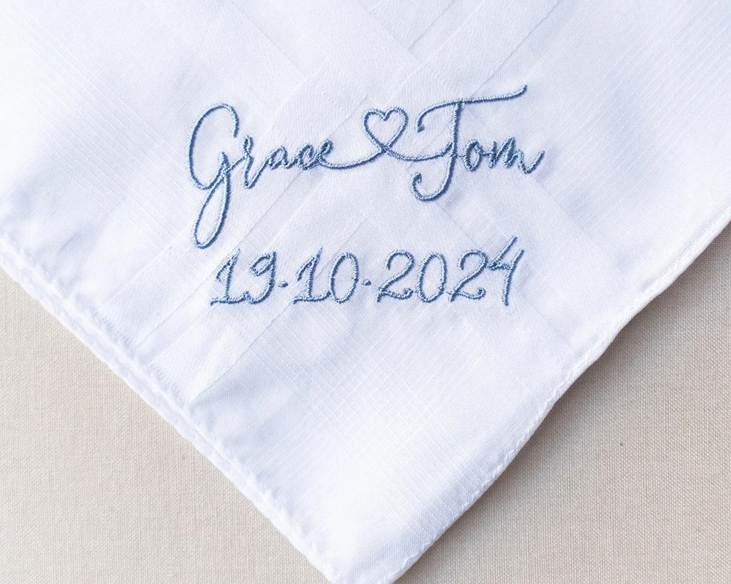 Personalized Bridal Hankies USA