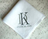 Linen Hankies Personalized Linen Hanky Usa