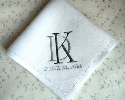Linen Hankies Personalized Linen Hanky Usa