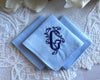 PERSONALIZED EMBROIDERED Monogrammed Man's Handkerchief with Elegant Design