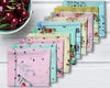 Floral print Hanky  Cotton Handkerchiefs  Fine Cotton Handkerchiefs Set