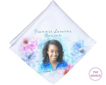 Memorial Photo handkerchief gifts USA