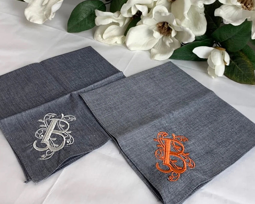 Custom Embroidered Hankies Cotton Hankies Usa