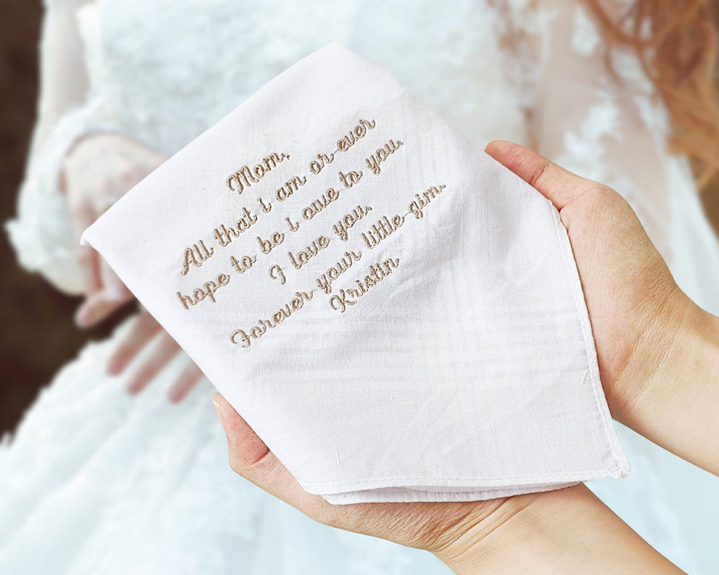 Embroidered Handkerchief Bridal Hankies USA