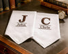 White Cotton Men Hankies Monogram Handkerchiefs 