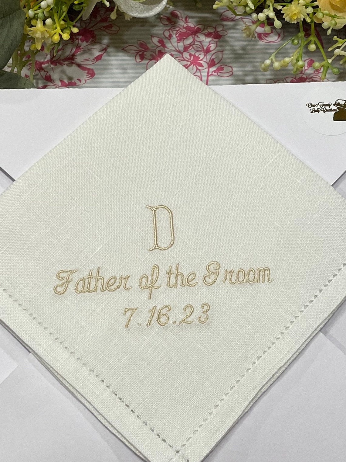 Father of the Groom Handkerchief – A Thoughtful Wedding Keepsake