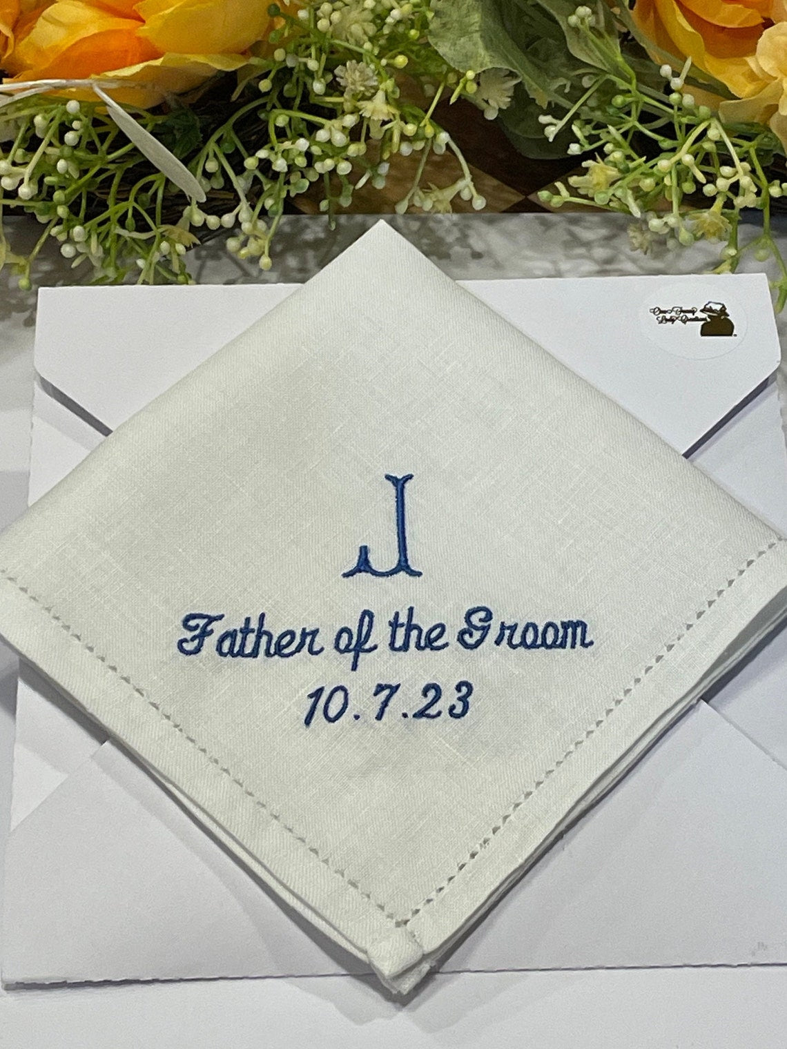 Father of the Groom Handkerchief – A Thoughtful Wedding Keepsake