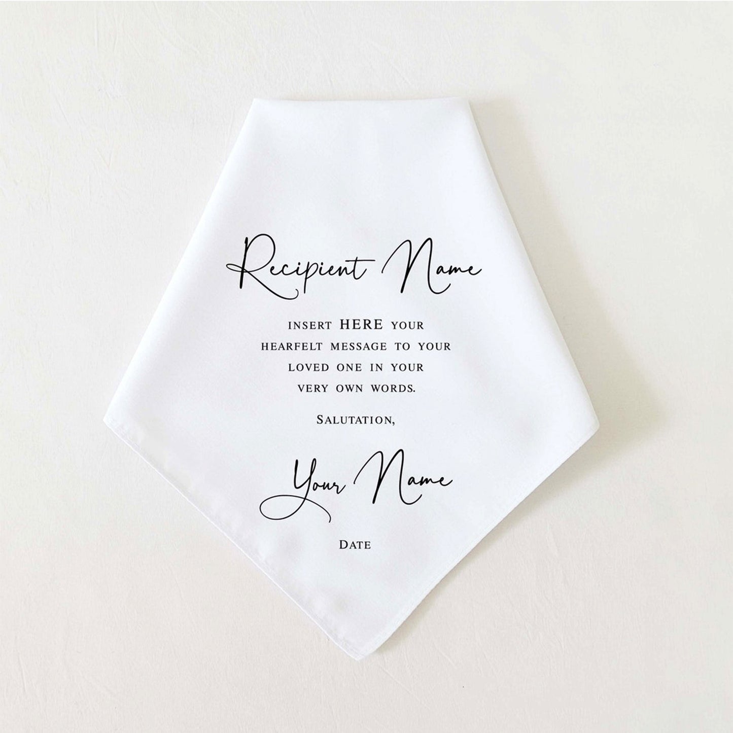 Father of the Bride Handkerchief from the Bride