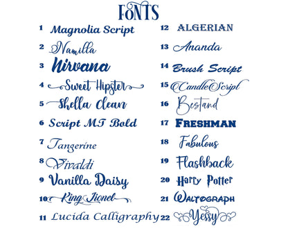 Text Font USA
