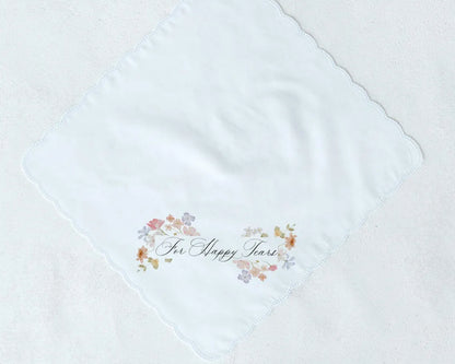 Happy Tears Hanky Personalised Wedding Hankies USA