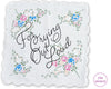 For Crying Out Loud" handkerchief – A delicate, stylish hankie designed to capture joyful tear USA