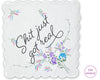 Custom Embroidered Handwritten Handkerchief Hankies For Brides 