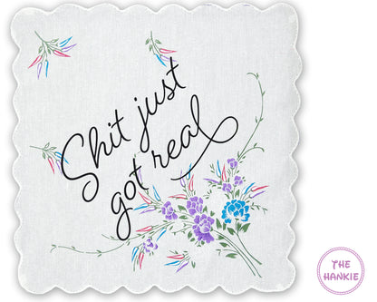 Custom Embroidered Handwritten Handkerchief Hankies For Brides 