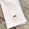 Personalized monogrammed Hankie Groom Handkerchief USA
