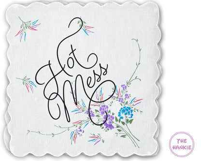 Women Wild Floral Handkerchiefs Wedding Handkerchief