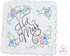 Personalized hanky Gift For happy tears Custom Embroidered Handkerchief