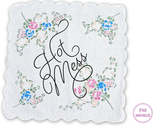 Personalized hanky Gift For happy tears Custom Embroidered Handkerchief