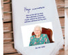 Personalised Memorial Handkerchief with Memorial Photo on Wedding Day USA