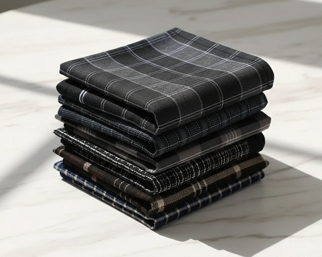 Assorted Men Premium Cotton Handkerchiefs 