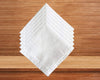 White Cotton Men's Monogrammed Handkerchiefs