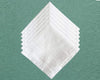 Cotton Handkerchiefs, Men's Cotton Handkerchiefs, Women's Cotton Handkerchiefs, White Cotton Hankies, Soft Luxury Handkerchiefs, All Sizes