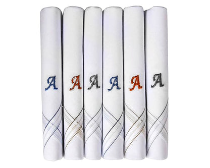 Mens Monogram Hankie USA