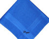 Embroidered Handkerchief, Swirly Monogram Personalized hankie