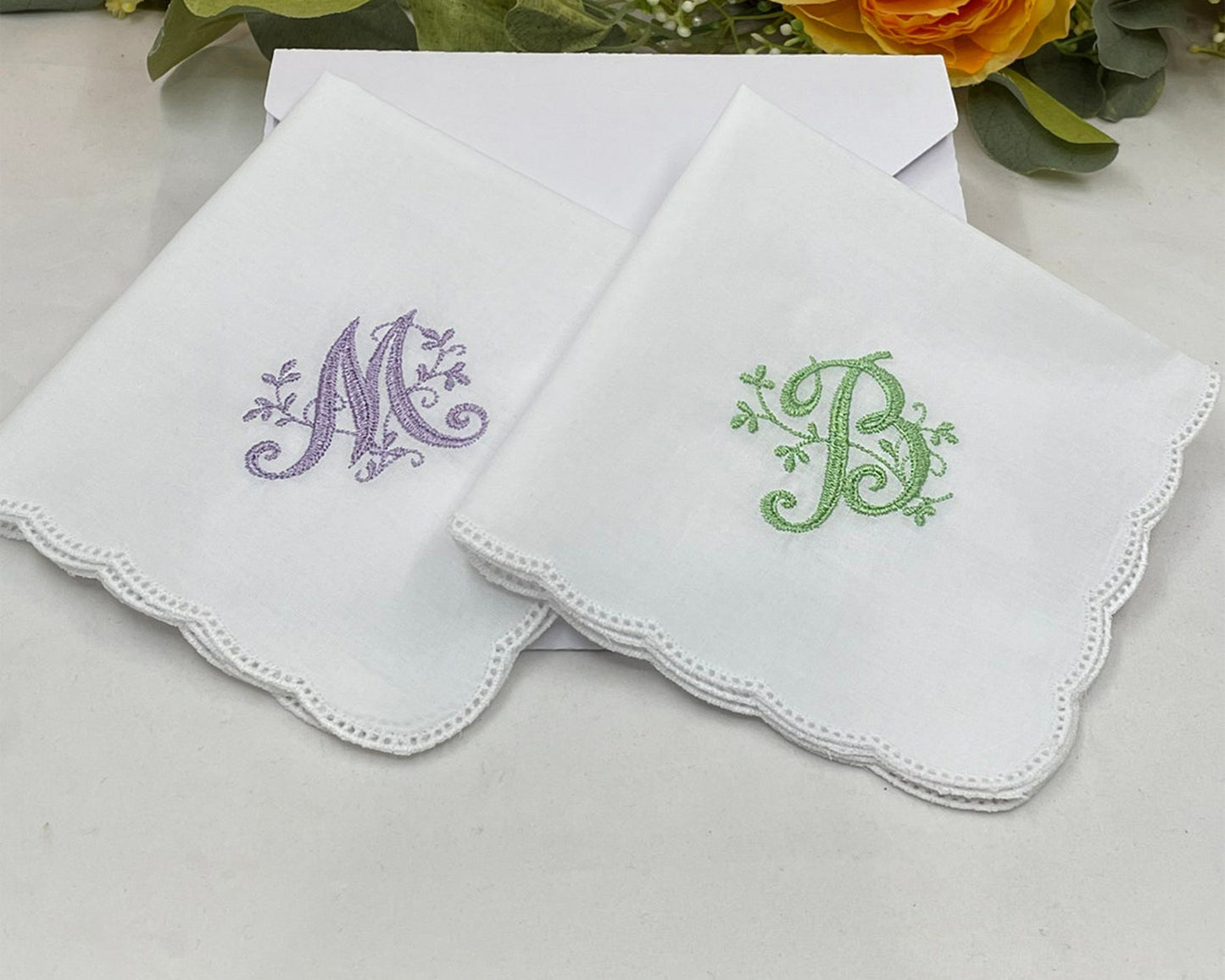 Custom Initials Embroidery USA