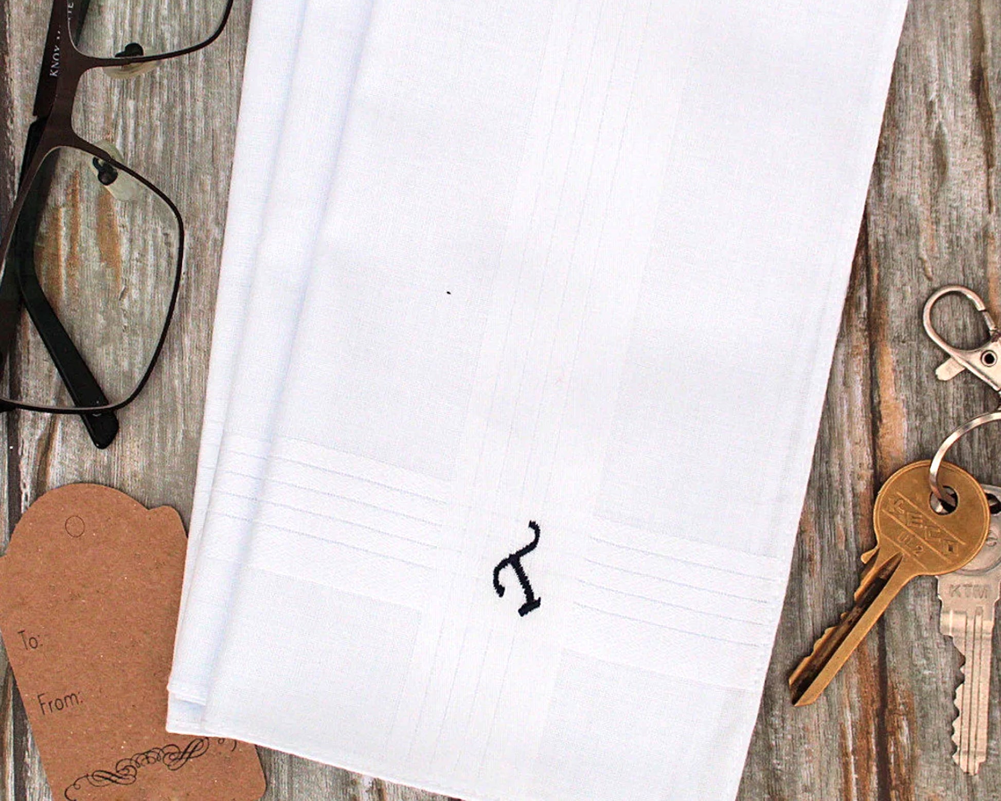 Monogrammed Handkerchiefs. Man Handkerchief Set of 3 Fine White Linen Men's Initialed Handkerchiefs Linen Hankerchiefs Embroidered