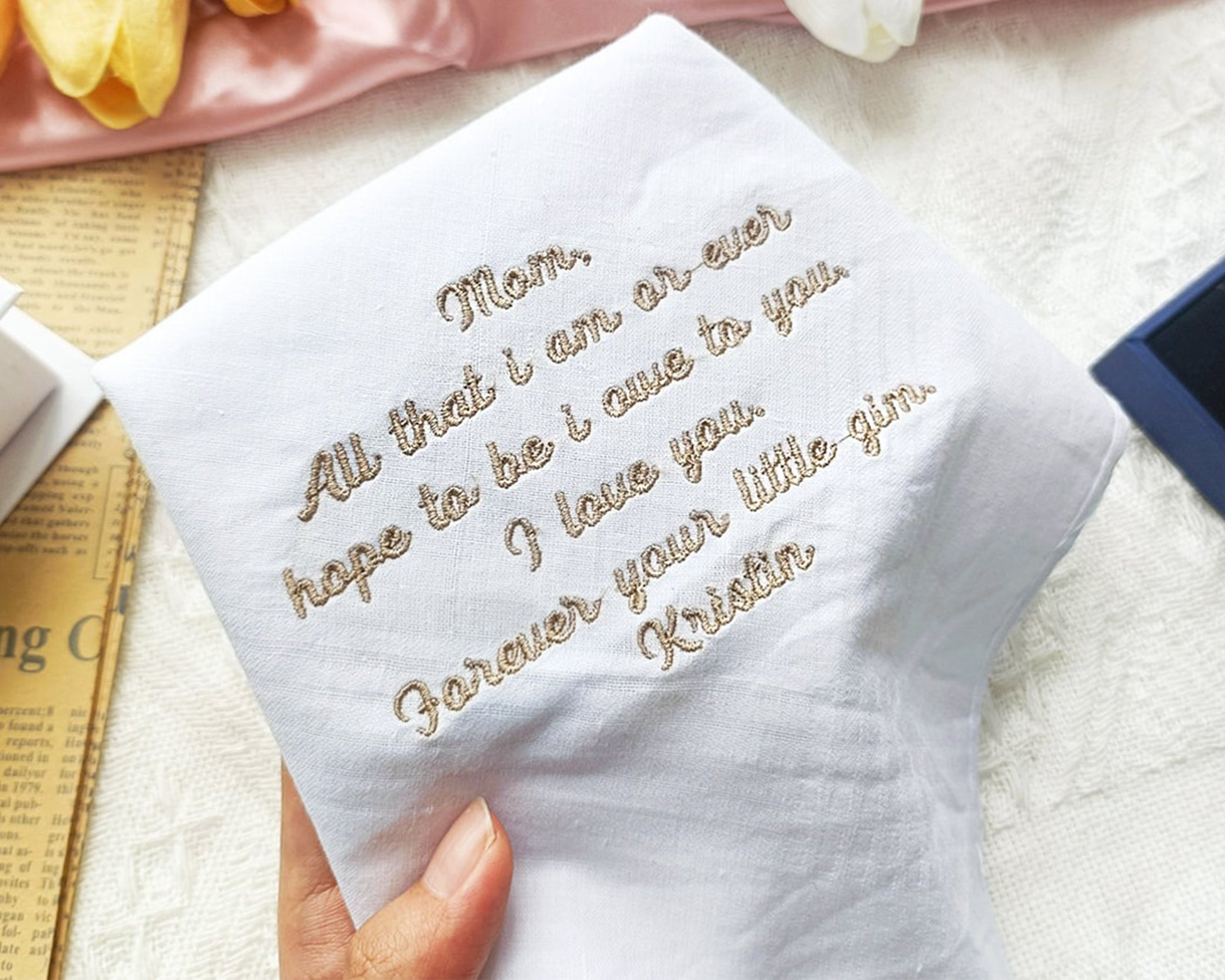 Custom Happy Tears Handkerchief USA  