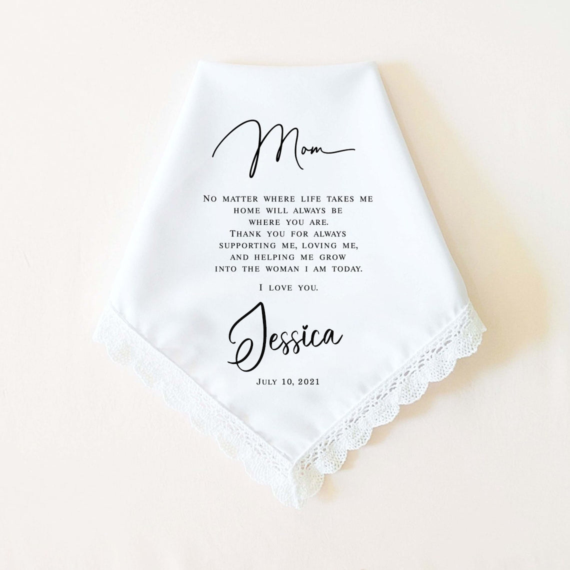 Mother of the Bride Handkerchief from the Bride